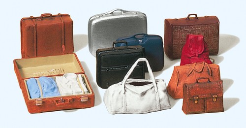 Preiser 45218 luggage g - luggage, (10)