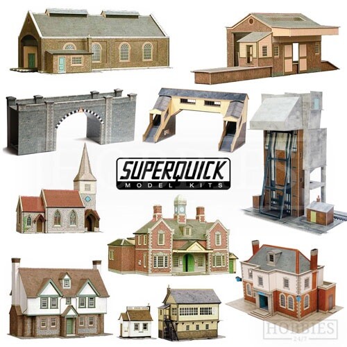 Superquick model building card - model,