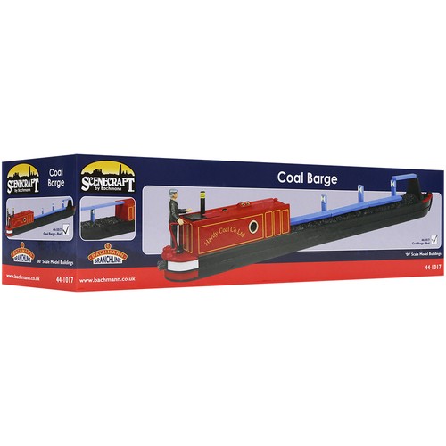 Scenecraft coal barge - coal, red