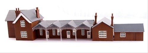 Model railway town station - town, kit